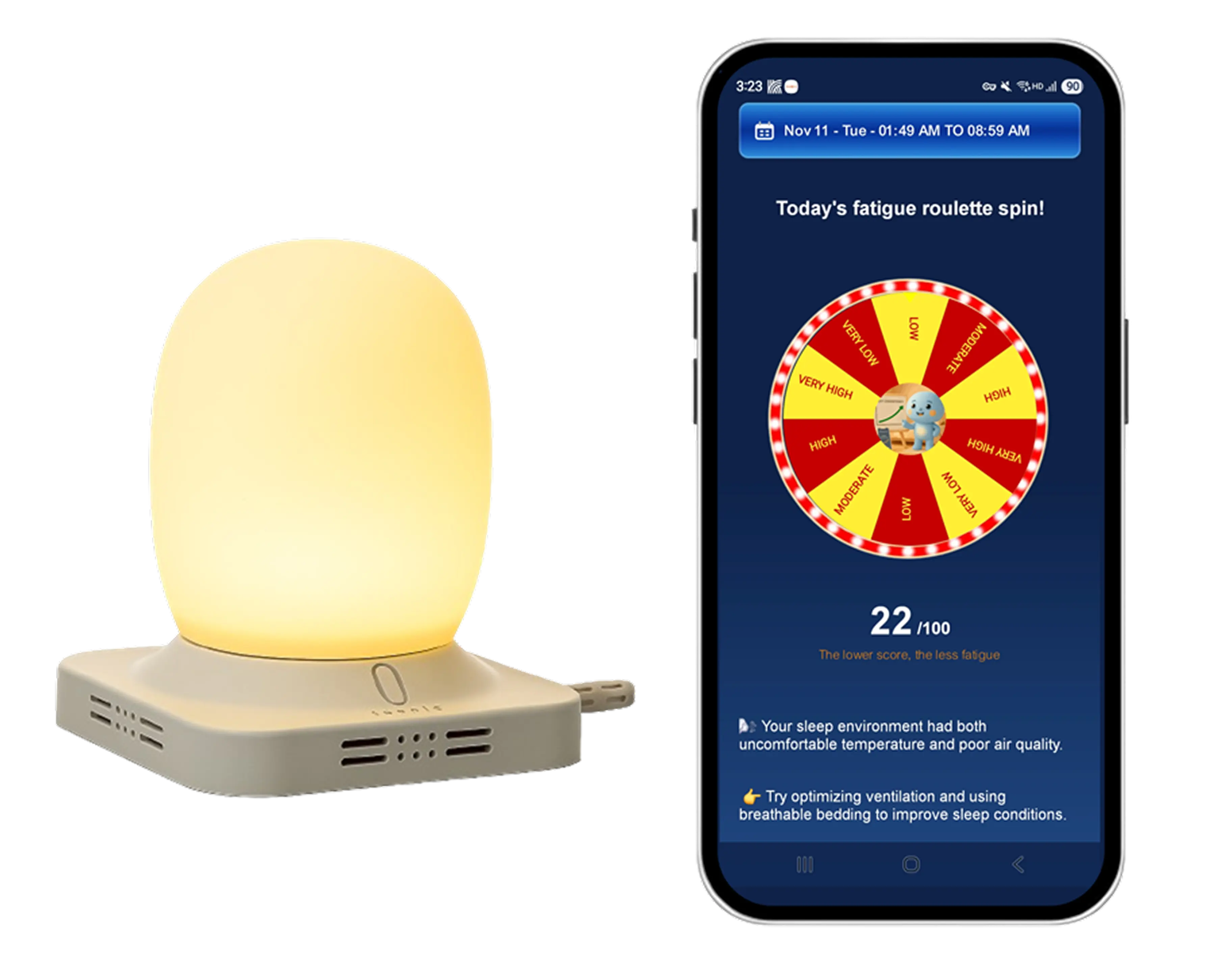 contactless sleep tracking and monitoring Device - SleepOrora